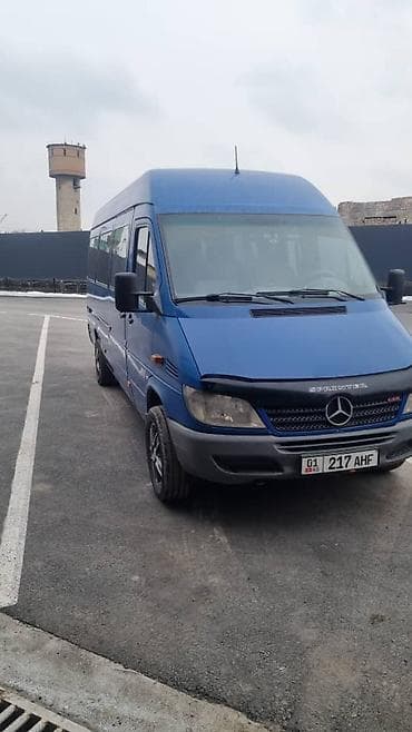 Mercedes‑Benz Sprinter (длинная база, высокий кузов), синий