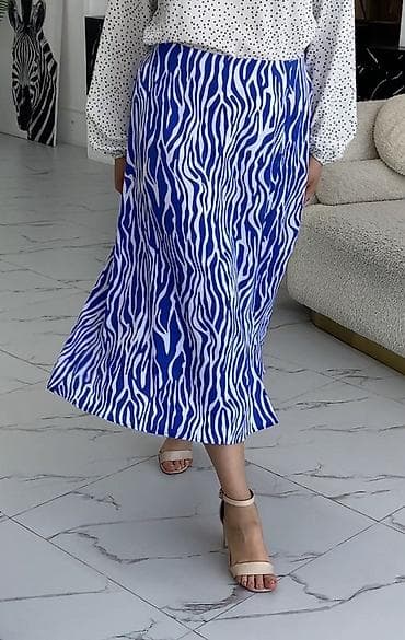 балдарга кийим: Юбка миди с разрезом сбоку От 300 сом, оптом 250 сом в наличии 350 шт — 5