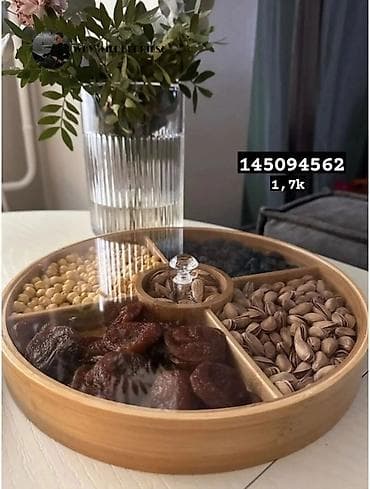 менажницы: Пищевой контейнер, цвет - Золотой, Платная доставка, Бесплатная доставка — 4