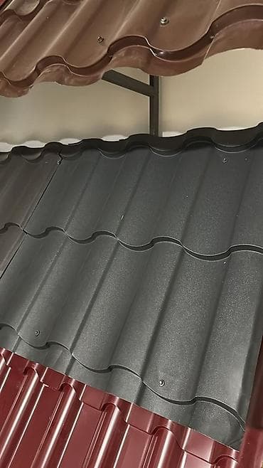 Металлочерепица волнообразного профиля - Тип: листовая кровля at lalafo.kg Металлочерепица волнообразного профиля - Тип: листовая кровля