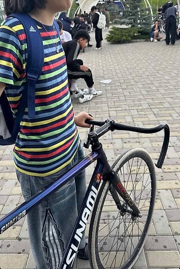 фикс тсунами бу: Городской велосипед, Tsunami, Рама L (172 - 185 см), Б/у — 2