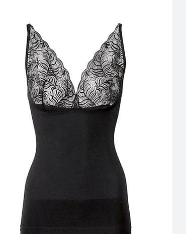 обтягивающее: Корректирующее платье-комбинация esmara Shapewear утяжка бежевый и — 5