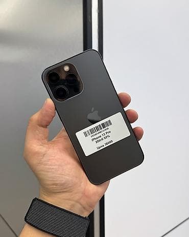 IPhone 13 Pro, Б/у, 256 ГБ, Графит, Защитное стекло, Чехол, В рассрочку, 92 %