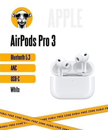 samsung a30: Беспроводные вакуумные наушники, Apple, Airpods Pro 3, Новый — 1