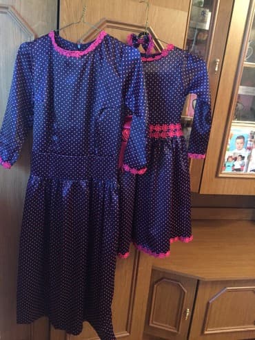 платья мама и дочь: L, цвет - Черный — 4