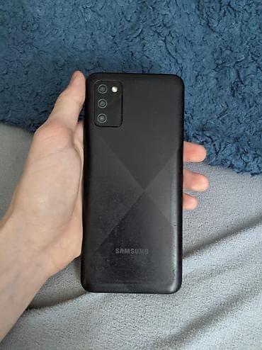 mi 10: Samsung Galaxy A02 S, Б/у, 32 ГБ, цвет - Черный — 2