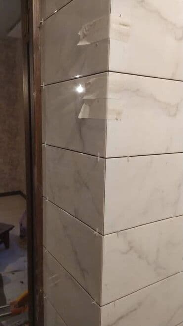 кафел койом: Дубалдарды коюу үчүн даярдоо, Дубалдарды грунттоо үчүн даярдоо, Плиткаларды кесүү | Мозаика плиткасы, Карапа плиткасы, Керамогранит плиткасы | Тикелей төшөө, Диагоналдуу төшөө, Горизонталдуу төшөө 6 жылдан ашык тажрыйба — 18