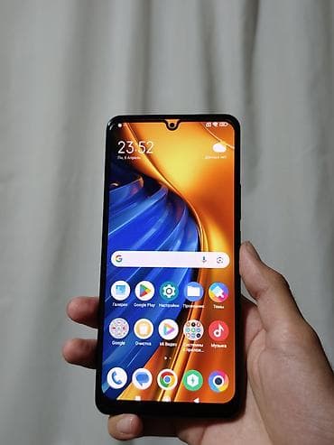 note 9: Poco F4, Б/у, 128 ГБ, цвет - Черный, 2 SIM — 4