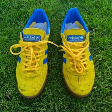 second hend: Мужские кроссовки, 42.5, Adidas Originals, Б/у, цвет - Желтый, Самовывоз — 2