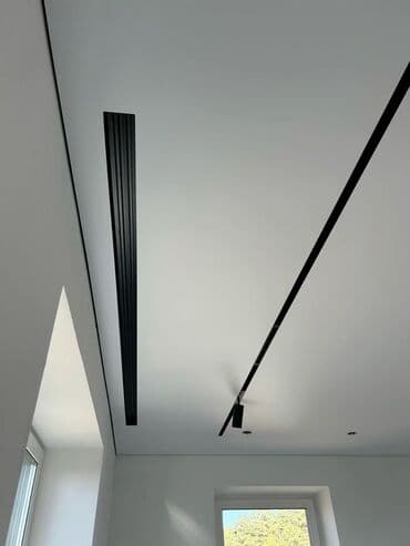 требуются монтажники натяжных потолков: Натяжной потолок 3D потолки, Глянцевое, Матовое Бесплатная консультация, Бесплатный замер, Монтаж — 7