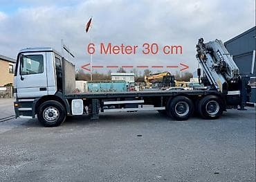мерс 814 манипулятор: Стрела 18 м, 25000 т, Борт 12000 кг — 2