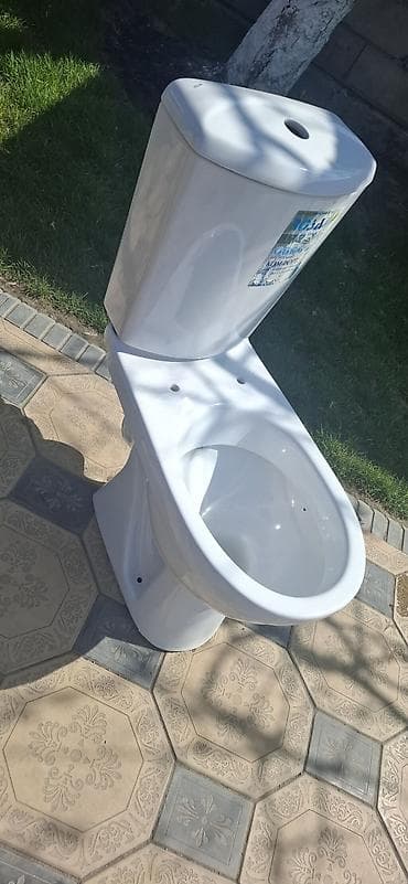 ros: Унитаз Напольный, Б/у, Материал: Фарфор — 4