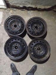 Железные Диски R 15 Honda, Комплект, отверстий - 5, Б/у