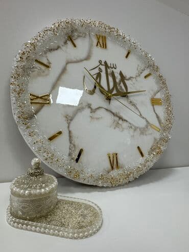 часы из эпоксидной смолы: Часы из эпоксидной смолы 🕒 Ручная работа ❗️ Размер : 50см Для — 2