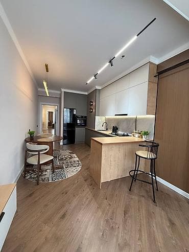 мкр западный: 2 комнаты, 80 м², Дизайнерский ремонт — 6