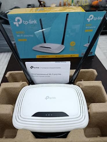Настольные ПК и комплектующие: Продам WI-FI роутер tp-link TL-WR 841 N скорость до 300 Мбит/с. б.у — 1