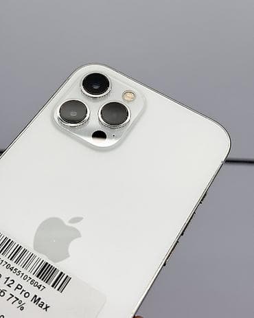 google pixel 4a: IPhone 12 Pro Max, Б/у, 128 ГБ, Matte Silver, Защитное стекло, Чехол, В рассрочку, 77 % — 3
