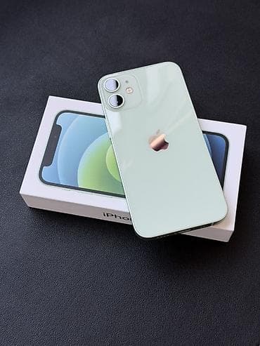 apple wath: IPhone 12 mini, Б/у, 256 ГБ, Зеленый, Коробка — 1