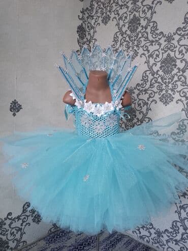 детские машины с пультом: Детское платье, цвет - Белый, Новый — 31