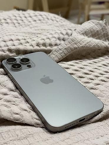 apple watxh: IPhone 15 Pro Max, Б/у, 256 ГБ, Natural Titanium, Коробка, 87 % — 5