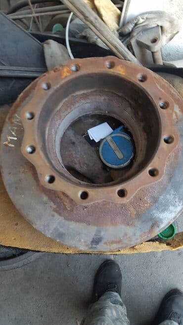 перфорация тормозных дисков: Ман 8-163 диск тормозной тупица редуктор — 1