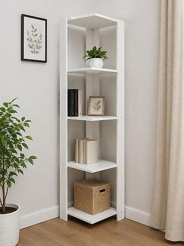 bed table: Книжная полка, Новый, ЛДСП, Напольная — 1
