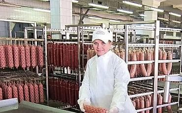 рубщик мясо: МЯСНОЕ ПРОИЗВОДСТВО (колбасы)🥓 Набираем мужчин и женщин от 18 до 55 — 1