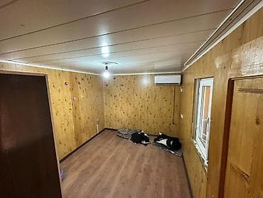Бытовка/садовый домик с верандой Вагонетка передвижной на колесах - — 6