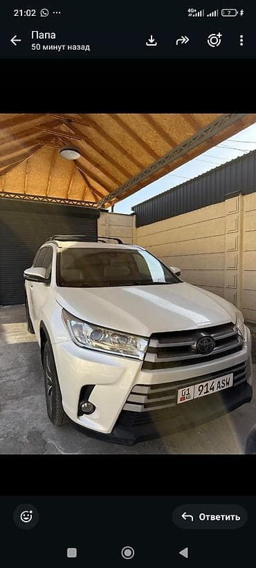 Toyota Highlander: 2018 г., 3.5 л, Автомат, Бензин, Кроссовер — 3