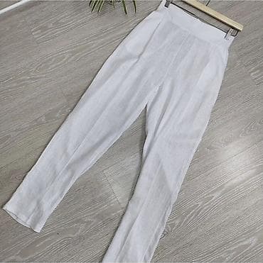 льняное: Брючный костюм, Прямые, Пиджак, Италия, Лен, Лето — 2