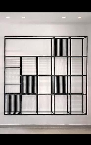 телевизор и тумбочку: Тумба и подставка для телевизора, Новый, Напольная, Железо, цвет - Черный — 2