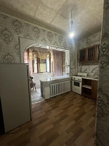 105: 1 комната, 35 м², Аламедин-1 мкр 105 серия, 9 этаж, Старый ремонт — 1