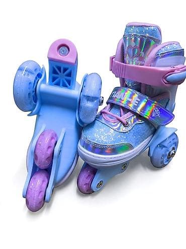 heelys кроссовки: Детские роликовые кроссовки-трансформеры (квады) с подсветкой - — 2
