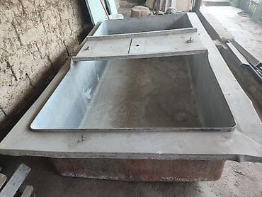 ножовка по металлу: Двухсекционная промышленная ванна/чан из нержавеющей стали - — 2