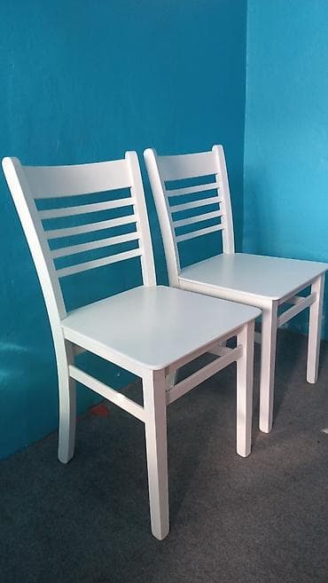 мебель цех: Стул для кухни, Новый, Дерево, цвет - Белый — 1