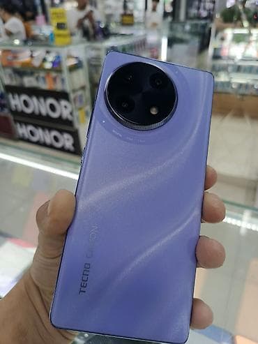 Tecno Camon 30S, Б/у, 128 ГБ, цвет - Фиолетовый, 2 SIM