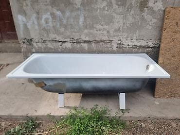 строительная лестница: Прямоугольная стальная ванна с эмалированным покрытием - Материал — 2