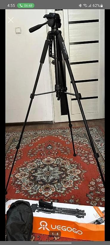 Техника жана электроника: Штатив UEGOGO для смартфонов и камер - Универсальный штатив-тренога с — 3