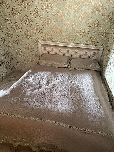 спальный гарнитур в кредит: Спальный гарнитур, Двуспальная кровать, цвет - Белый — 3