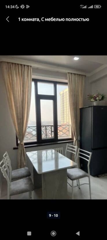 квартира 10 микрайон: 1 комната, Душевая кабина, Постельное белье, Кондиционер — 21