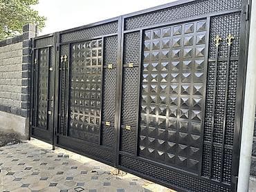 Ворота Бишкек. Жаңы фасондогу вароталар, дарбазалардын баардык түрүн