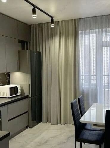 продам квартиру французский квартал бишкек: 1 бөлмө, Душ кабинасы, Жаздык, жууркан-төшөк каптары, Кондиционер — 3