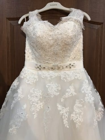свадебные платья больших размеров: Свадебное платье, M, С фатой, Новый — 2
