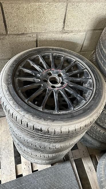 Колеса в сборе 225 / 50 / R 17, Лето, Б/у, Комплект, Легковые, Литые, отверстий - 5 at lalafo.kg Колеса в сборе 225 / 50 / R 17, Лето, Б/у, Комплект, Легковые, Литые, отверстий - 5