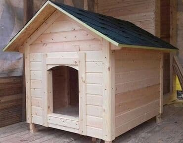 маленькая мантышница: Будка для собаки. Вальер для собак Мусорный бак. Перила. Тапчан — 3