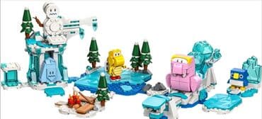 детские игрушечные машины: Lego Super Mario 👲 71417 Снежные приключения моржа-кувыркуна🦭 — 2