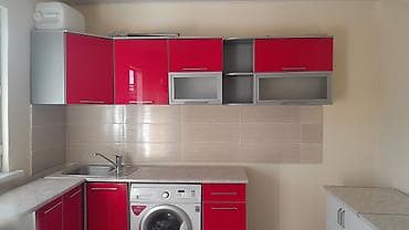 цена кухонного уголка: Кухонный гарнитур, цвет - Красный — 2