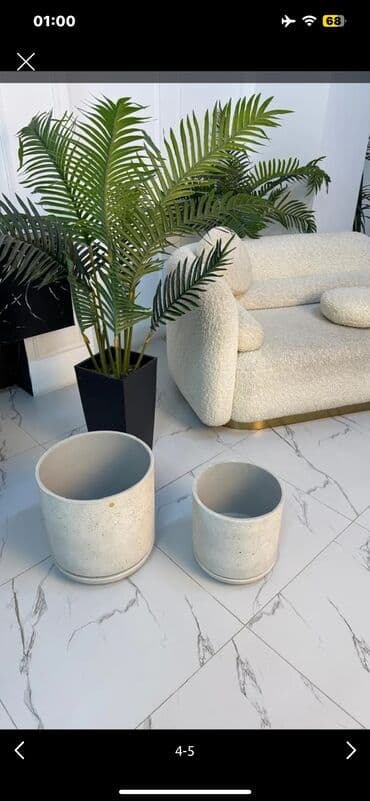 глинянные горшки: ✨Комбо-набор Дизайнерских горшков для цветов!!! ✔️✔️✔️  ♻️ Набор — 3