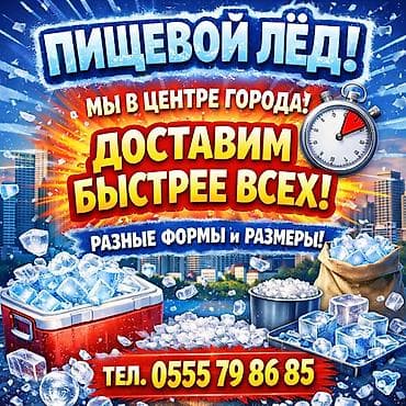 Полуфабрикаты: Лёд пищевой! Мы в центре города, доставим быстрее всех! Разные формы — 1