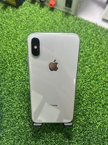 IPhone X, 256 ГБ, Серебристый, 100 %
